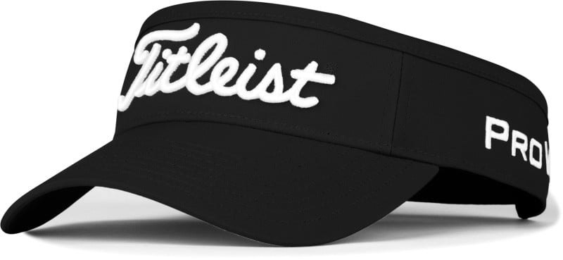 2021 Tour Performance Visor Black White TH22VTPSE