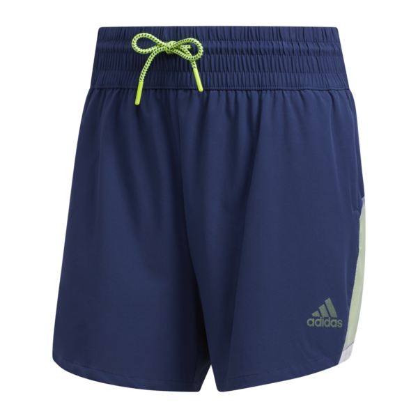 adidas Pull-On Color Block Shorts Damen blau