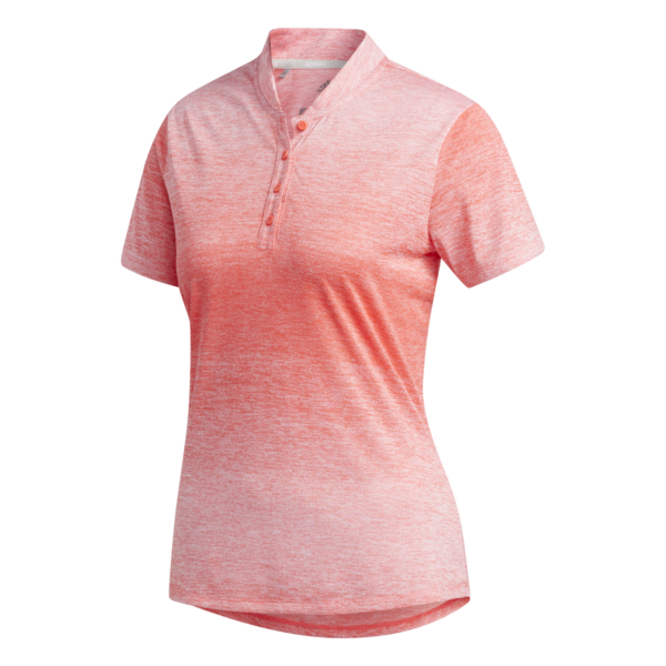 adidas Gradient Short Sleeve Polo Damen rot