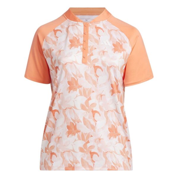 adidas Floral Golf Polo + Damen