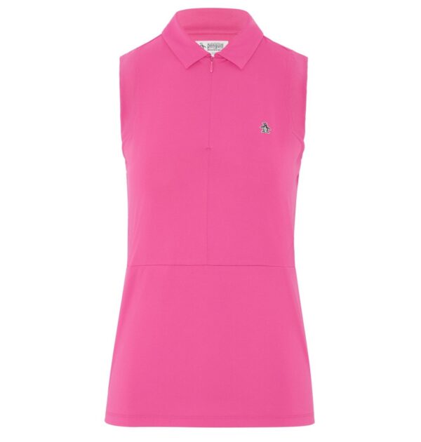 Original Penguin Golf SL ZIP POLO WITH MES SHIRT - Damen