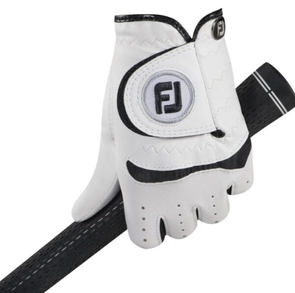 Footjoy Junior Handschuh weiß/schwarz