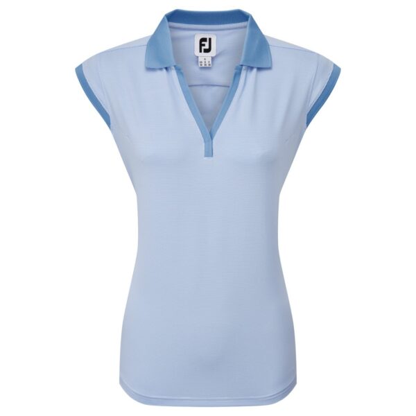 Footjoy EoE Striped Lisle Polo Damen