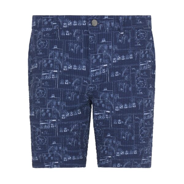 Original Penguin Beach Club Seersucker Printed Shorts Herren